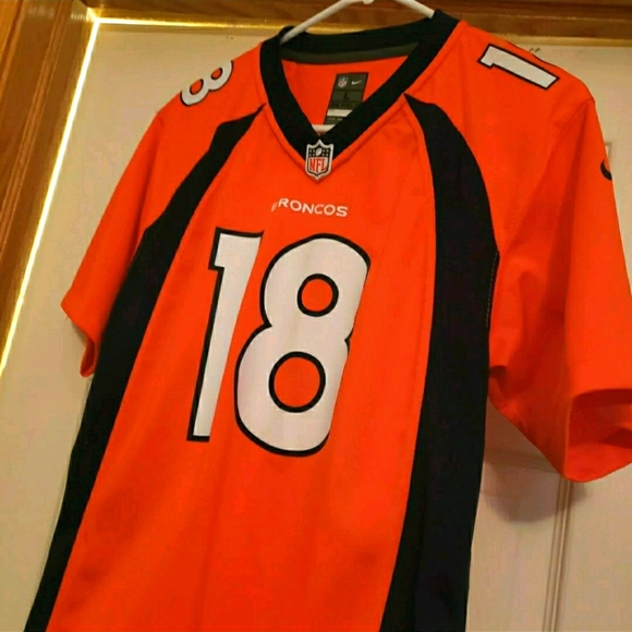 🔥Denver Broncos Peyton Manning #18 NFL Nike 🏈 - Picture 2 of 11